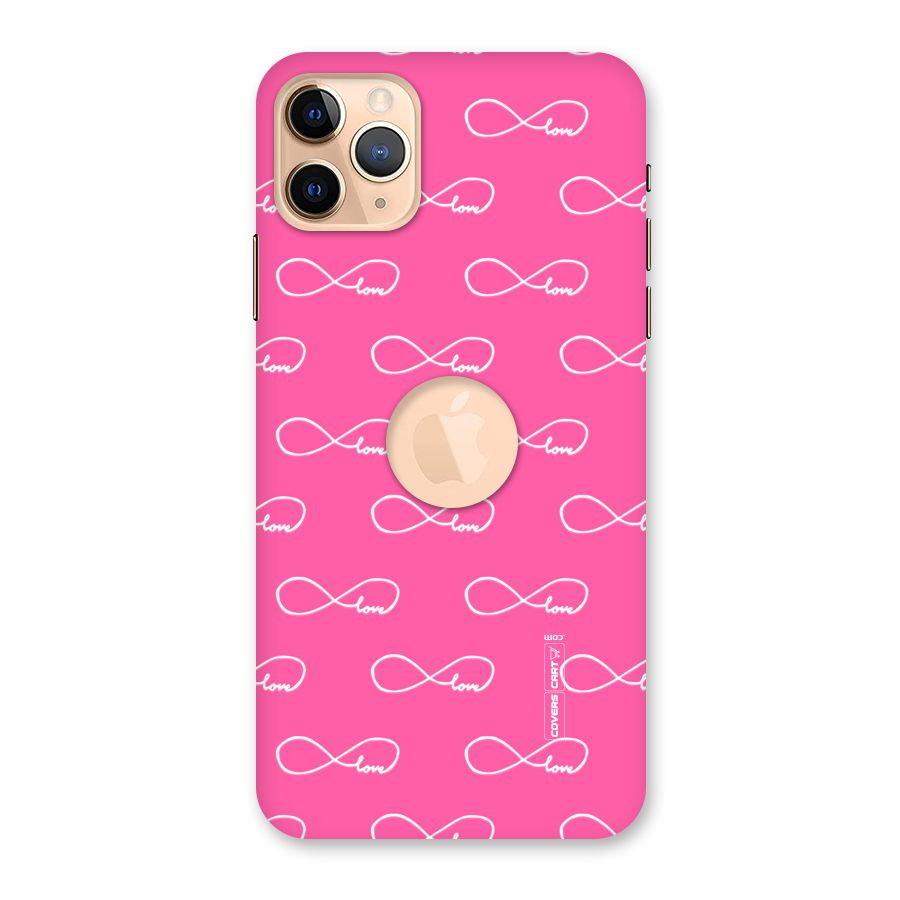 Infinity Love Back Case for iPhone 11 Pro Max Logo Cut