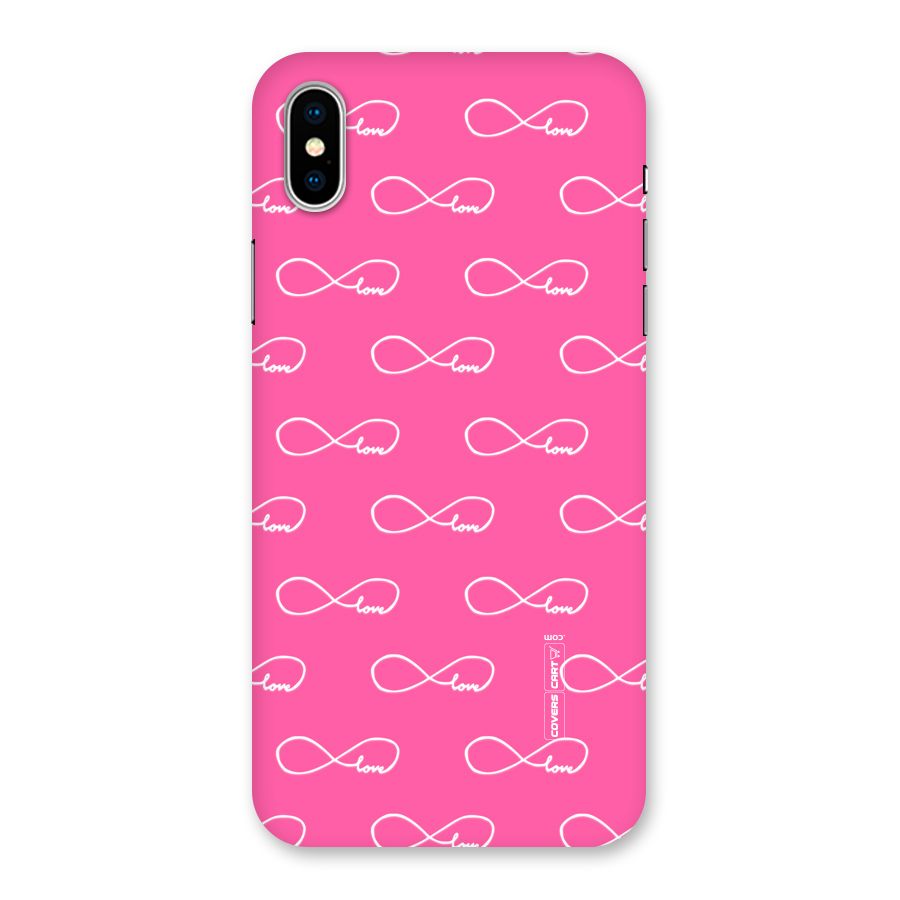 Infinity Love Back Case for iPhone XS