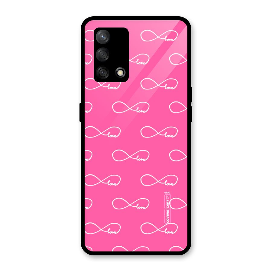 Infinity Love Glass Back Case for Oppo F19