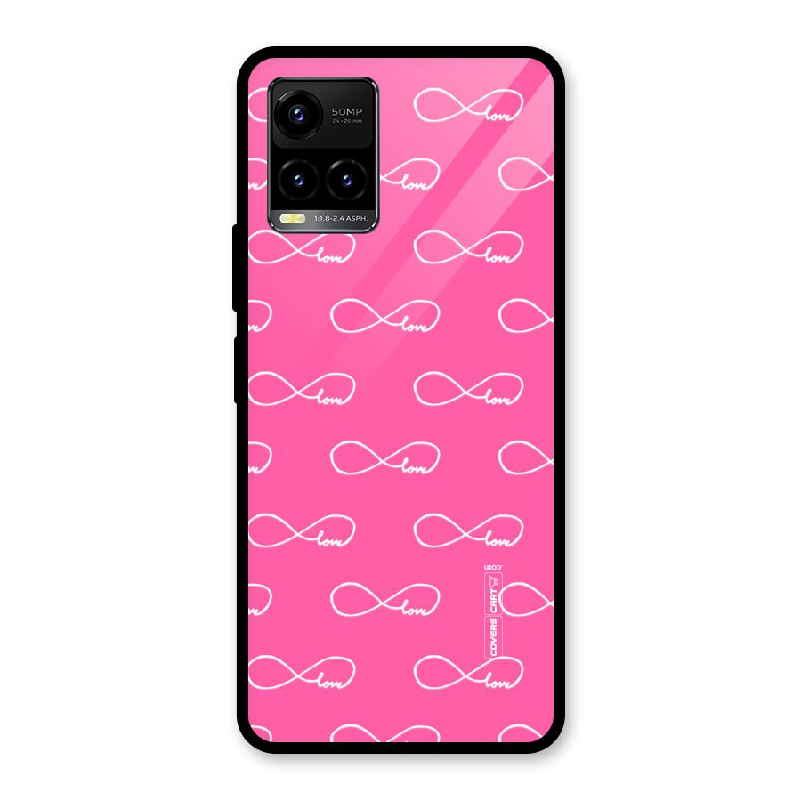 Infinity Love Glass Back Case for Vivo Y21A
