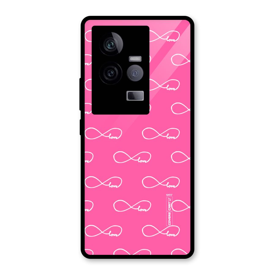 Infinity Love Glass Back Case for Vivo iQOO 11 5G