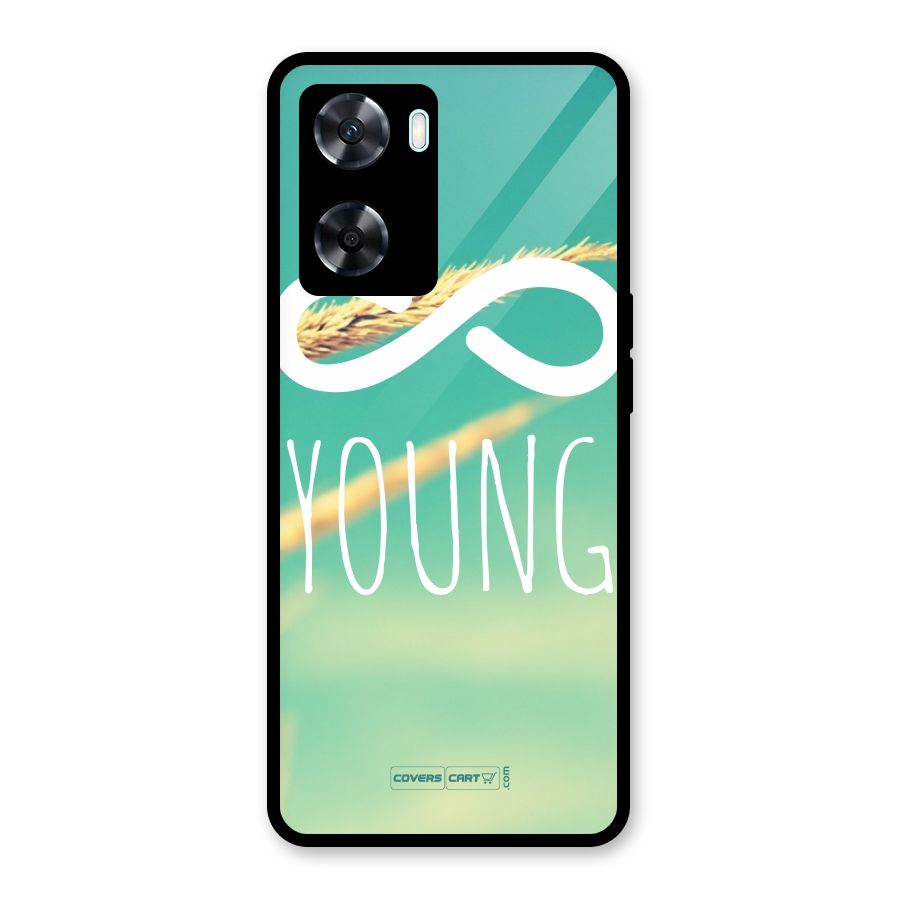 Infinity Young Glass Back Case for Oppo A77