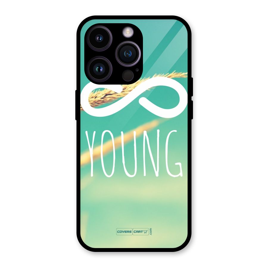 Infinity Young Glass Back Case for iPhone 14 Pro