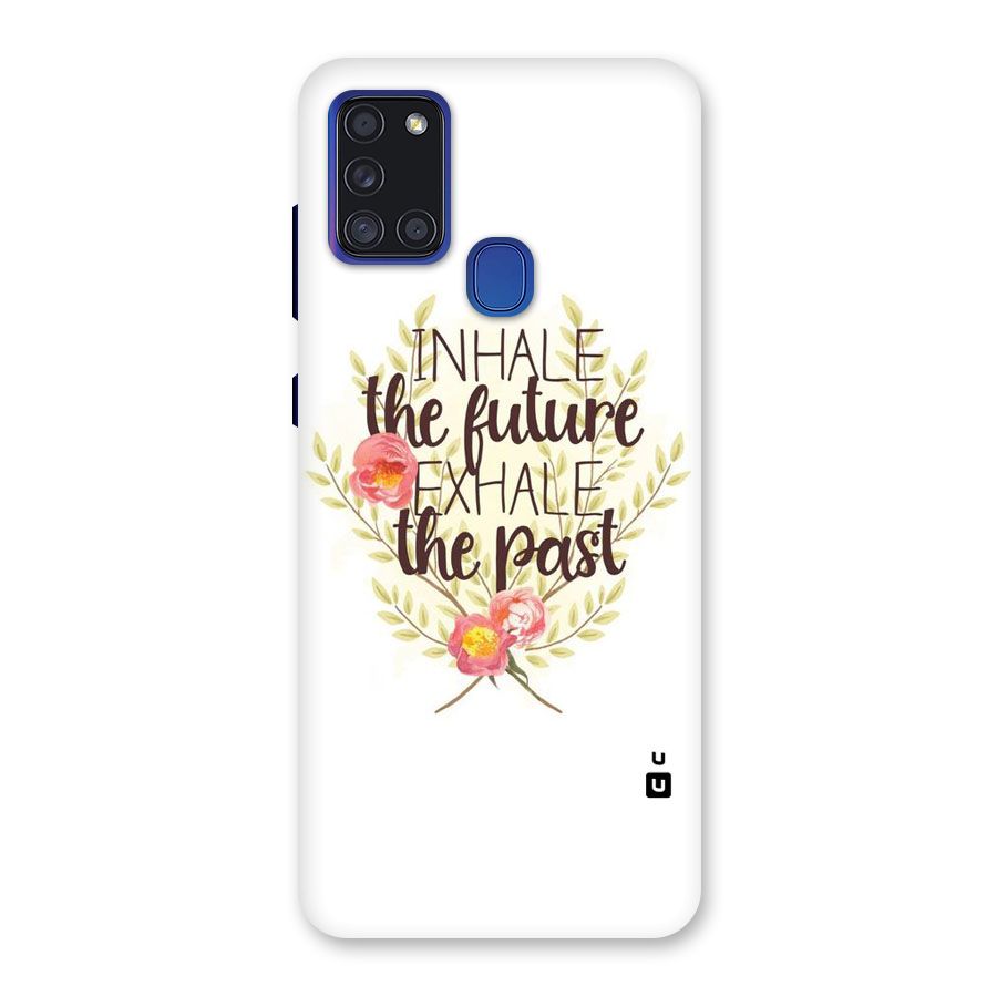 Inhale Future Back Case for Galaxy A21s