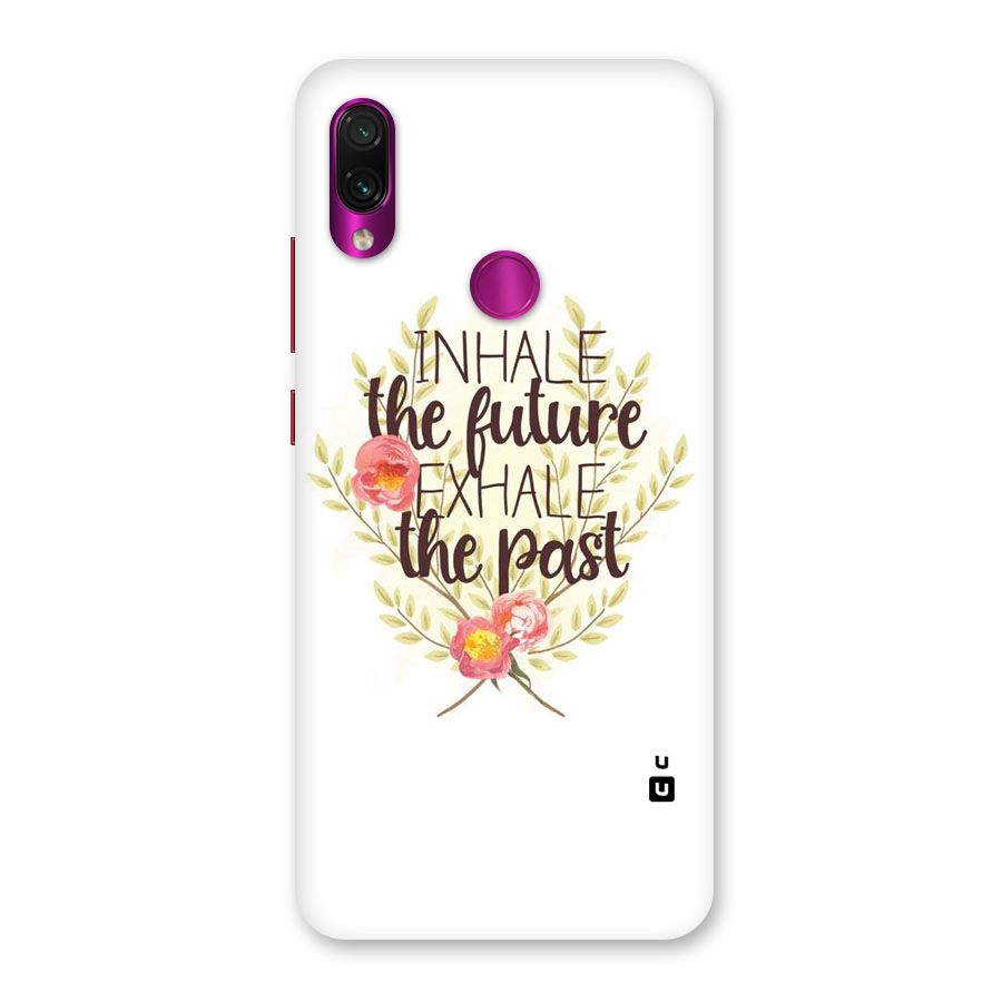 Inhale Future Back Case for Redmi Note 7 Pro