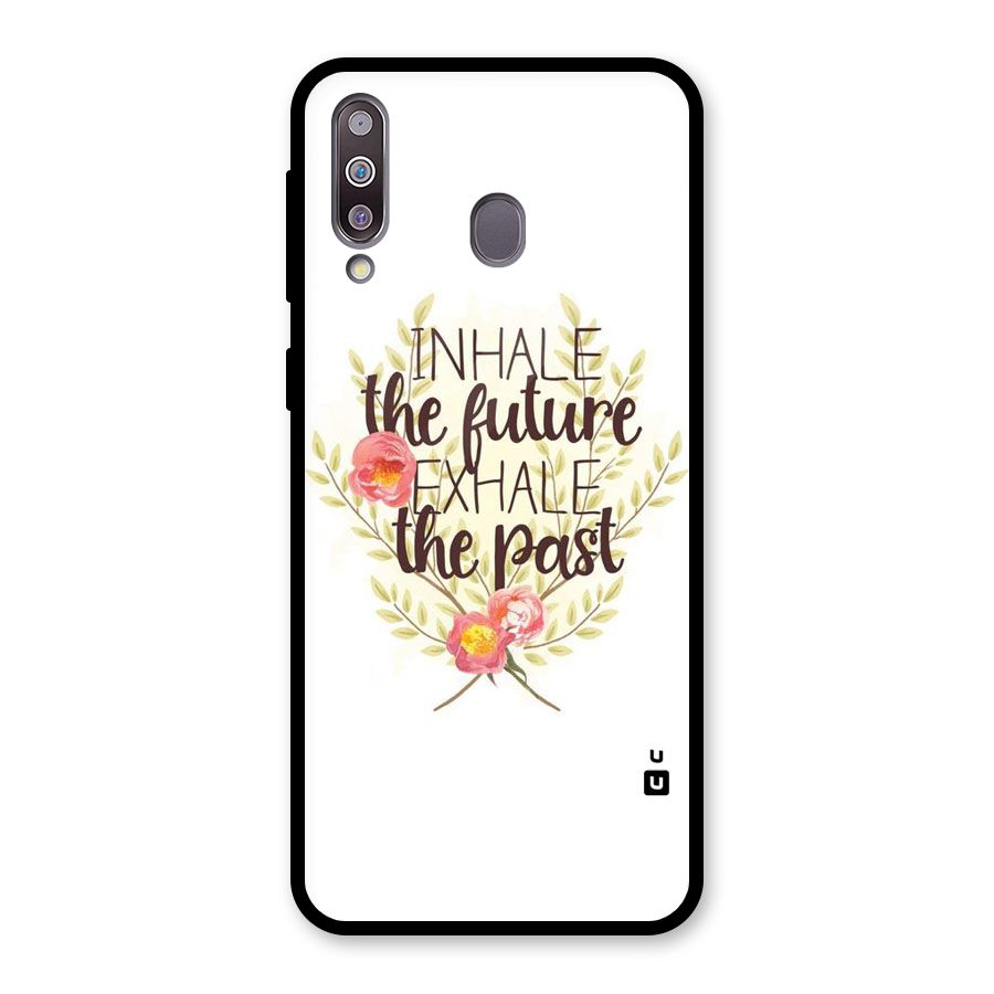 Inhale Future Glass Back Case for Galaxy M30