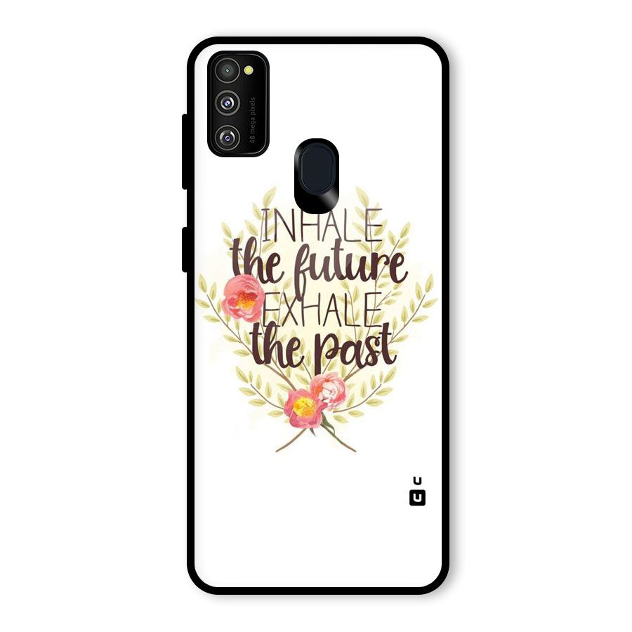 Inhale Future Glass Back Case for Galaxy M30s