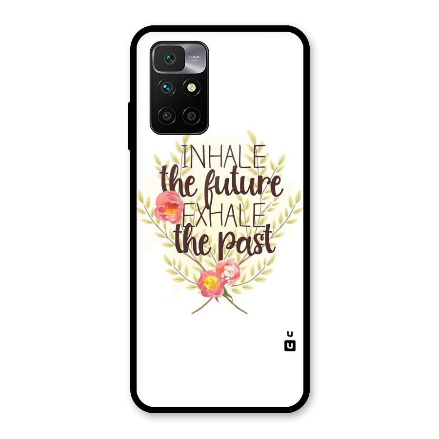 Inhale Future Glass Back Case for Redmi 10 Prime
