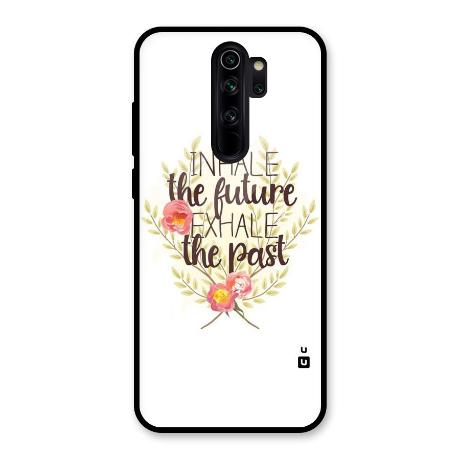 Inhale Future Glass Back Case for Redmi Note 8 Pro