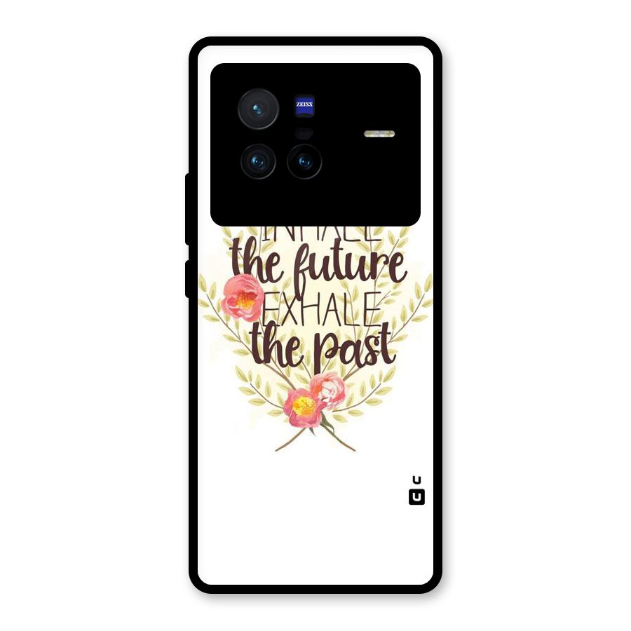 Inhale Future Glass Back Case for Vivo X80