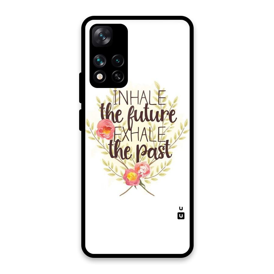 Inhale Future Glass Back Case for Xiaomi 11i HyperCharge 5G