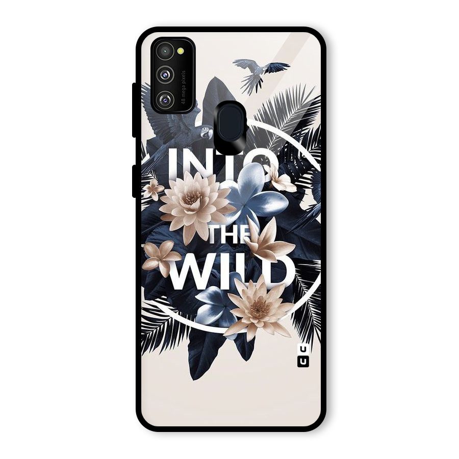 Into The Wild Blue Glass Back Case for Galaxy M30s