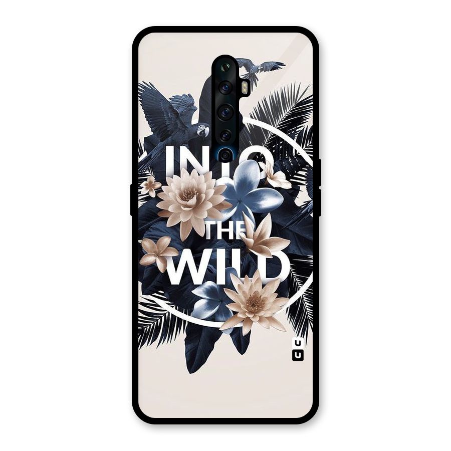 Into The Wild Blue Glass Back Case for Oppo Reno2 F