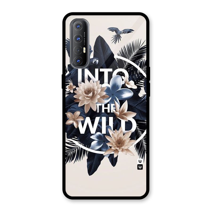 Into The Wild Blue Glass Back Case for Oppo Reno3 Pro