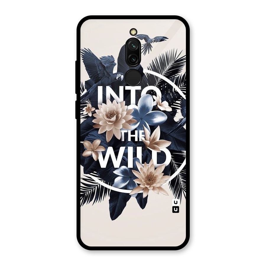 Into The Wild Blue Glass Back Case for Redmi 8