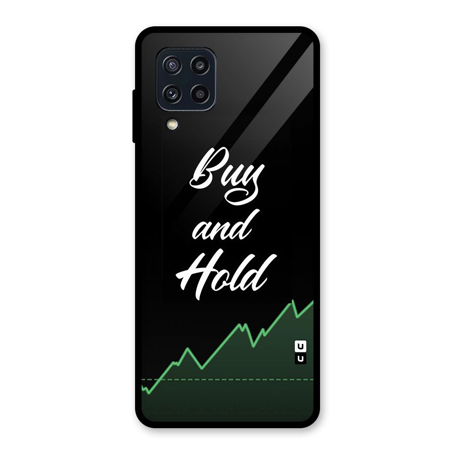 Investors Quote Buy and Hold Glass Back Case for Galaxy M32