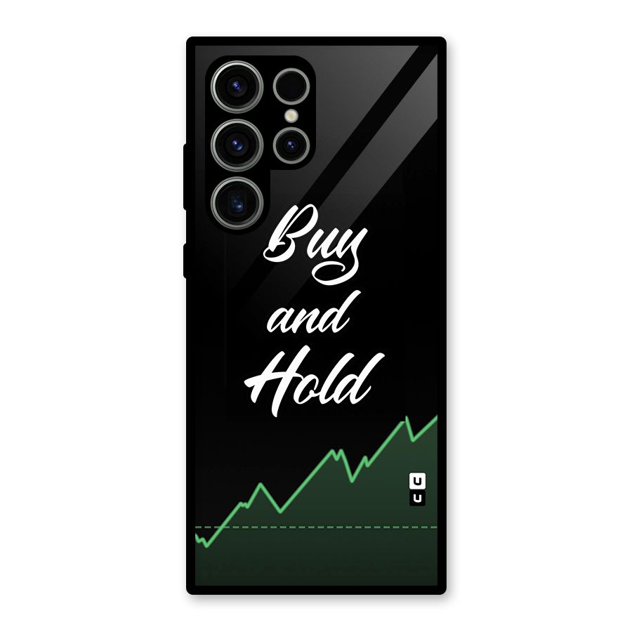 Investors Quote Buy and Hold Glass Back Case for Galaxy S23 Ultra