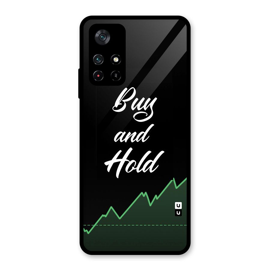 Investors Quote Buy and Hold Glass Back Case for Poco M4 Pro 5G