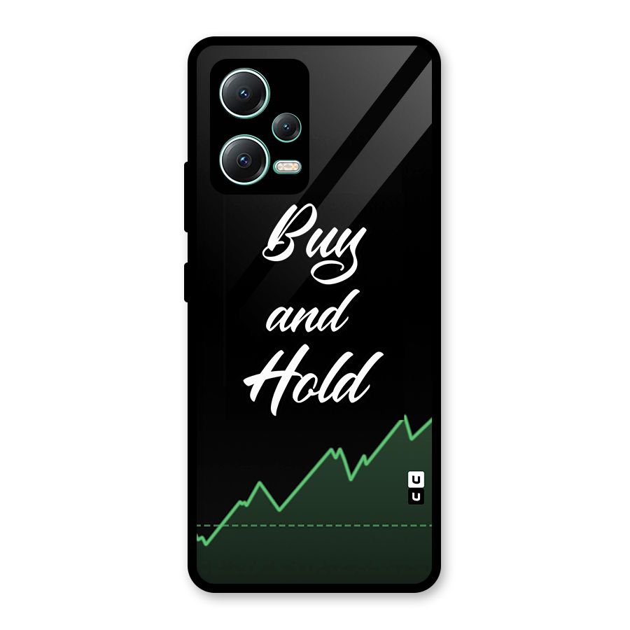 Investors Quote Buy and Hold Glass Back Case for Redmi Note 12 5G