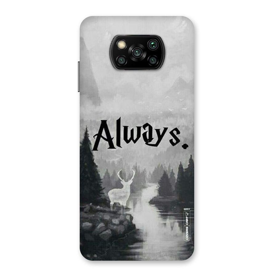 Invisible Deer Back Case for Poco X3
