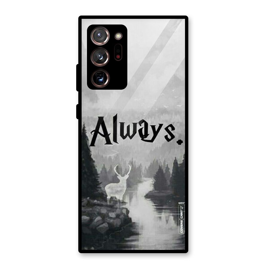 Invisible Deer Glass Back Case for Galaxy Note 20 Ultra 5G