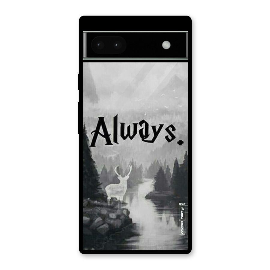 Invisible Deer Glass Back Case for Google Pixel 6a