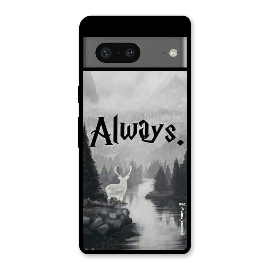 Invisible Deer Glass Back Case for Google Pixel 7