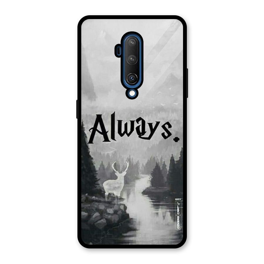 Invisible Deer Glass Back Case for OnePlus 7T Pro