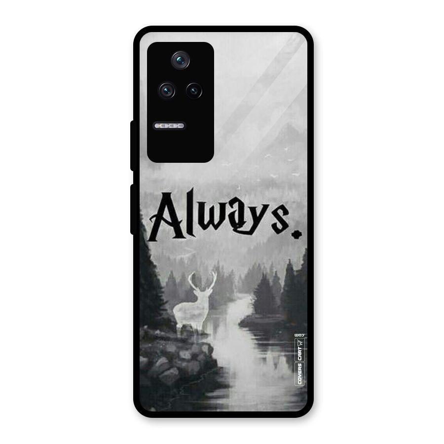 Invisible Deer Glass Back Case for Poco F4 5G