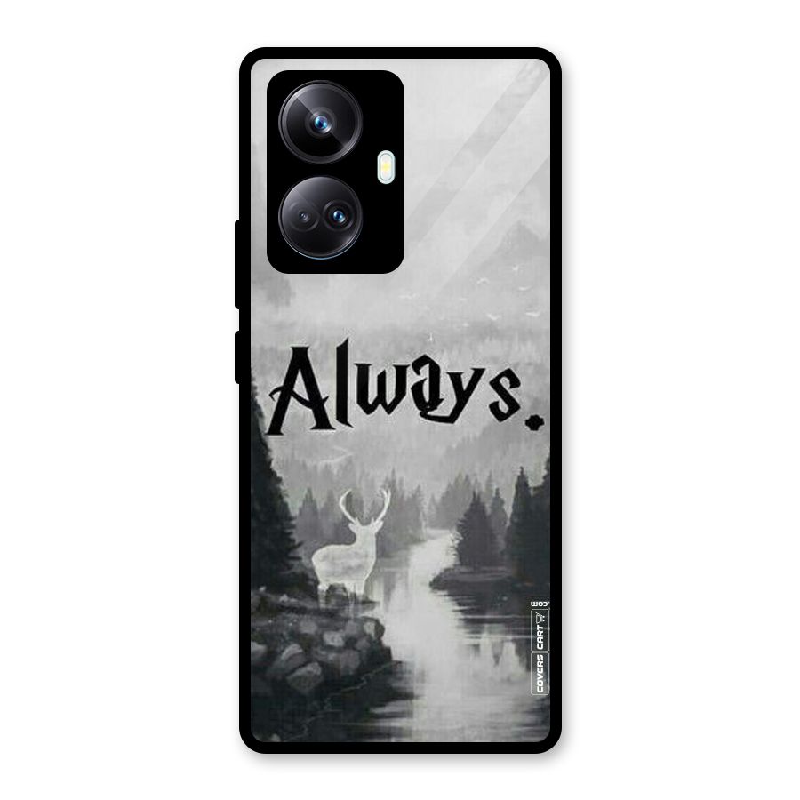 Invisible Deer Glass Back Case for Realme 10 Pro Plus