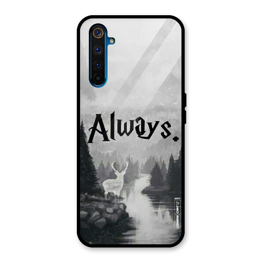 Invisible Deer Glass Back Case for Realme 6 Pro