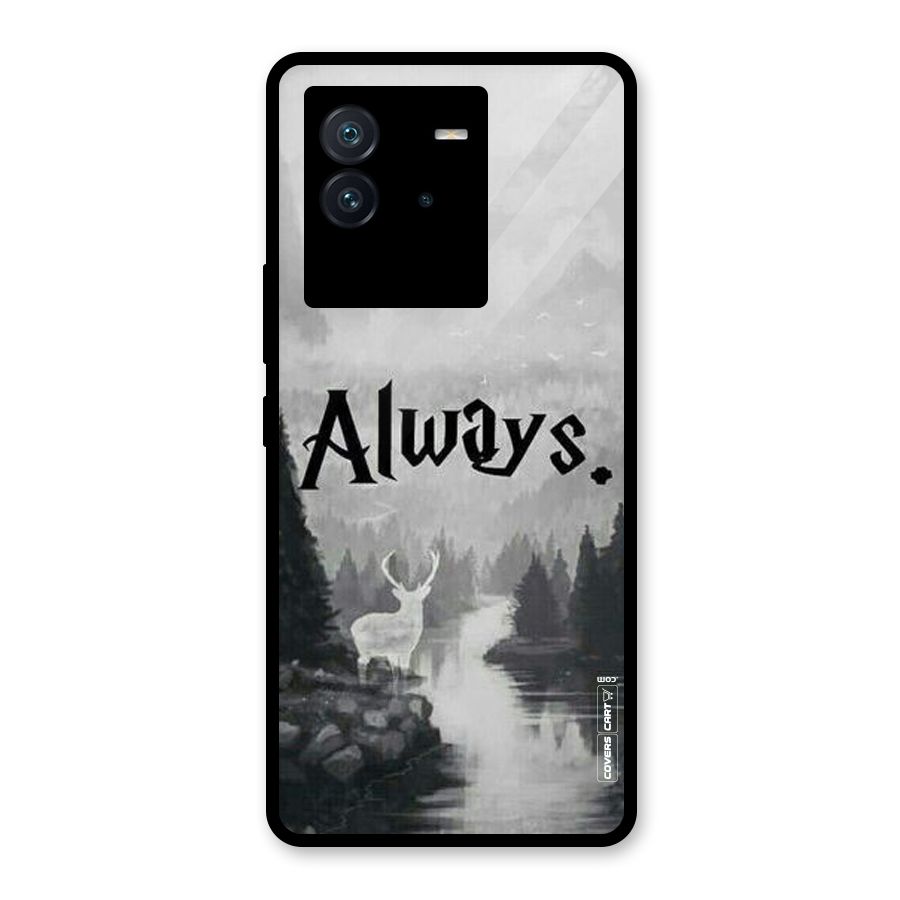 Invisible Deer Glass Back Case for Vivo iQOO Neo 6 5G