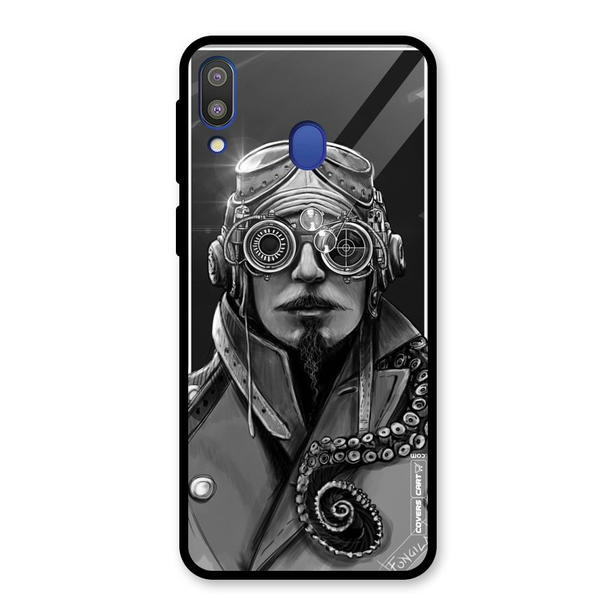 Ismaele Artwork Glass Back Case for Galaxy M20
