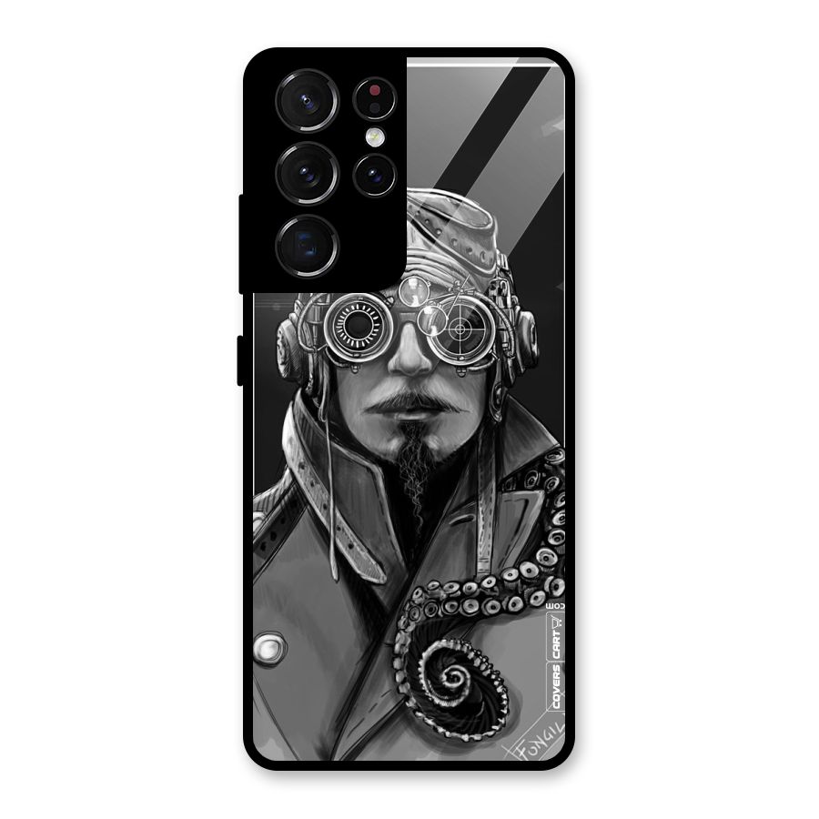 Ismaele Artwork Glass Back Case for Galaxy S21 Ultra 5G