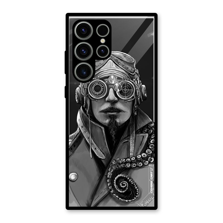 Ismaele Artwork Glass Back Case for Galaxy S23 Ultra