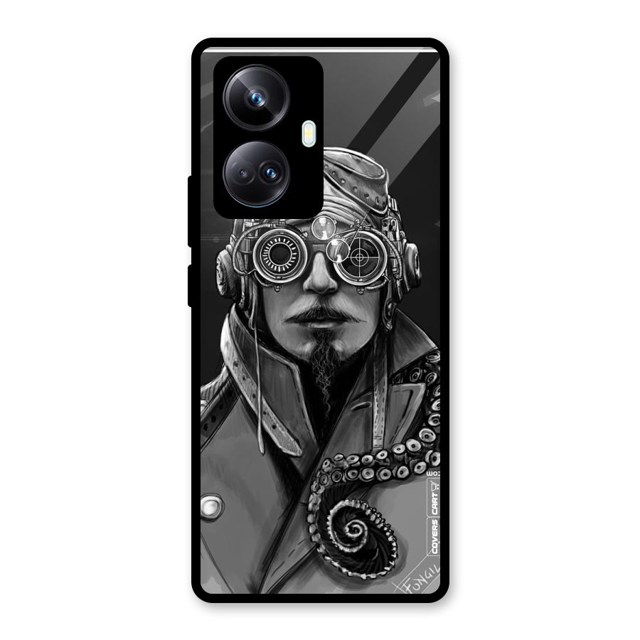 Ismaele Artwork Glass Back Case for Realme 10 Pro Plus