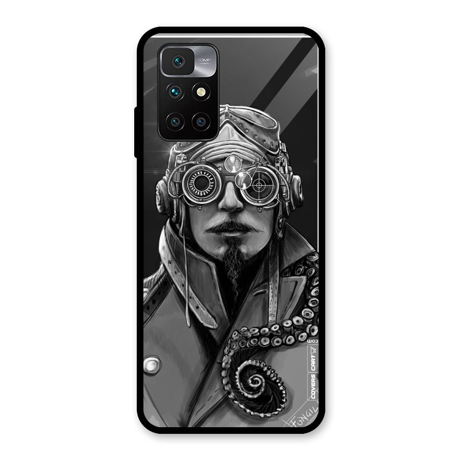 Ismaele Artwork Glass Back Case for Redmi 10 Prime