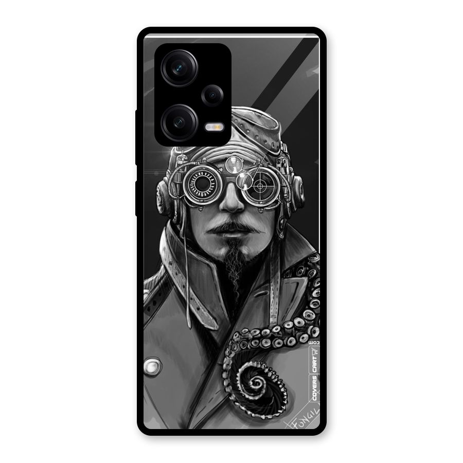 Ismaele Artwork Glass Back Case for Redmi Note 12 Pro