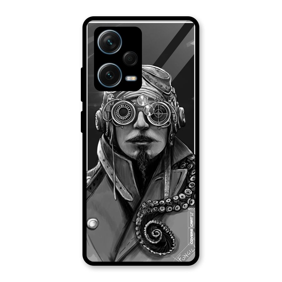 Ismaele Artwork Glass Back Case for Redmi Note 12 Pro Plus 5G