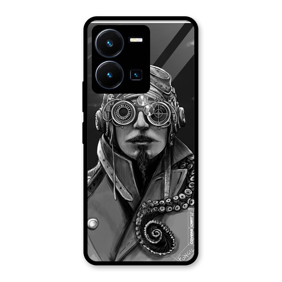 Ismaele Artwork Glass Back Case for Vivo Y35
