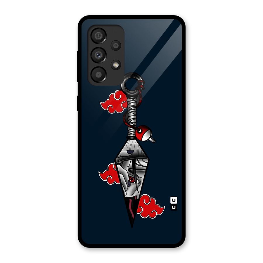 Itachi Kunai Naruto Glass Back Case for Galaxy A33 5G