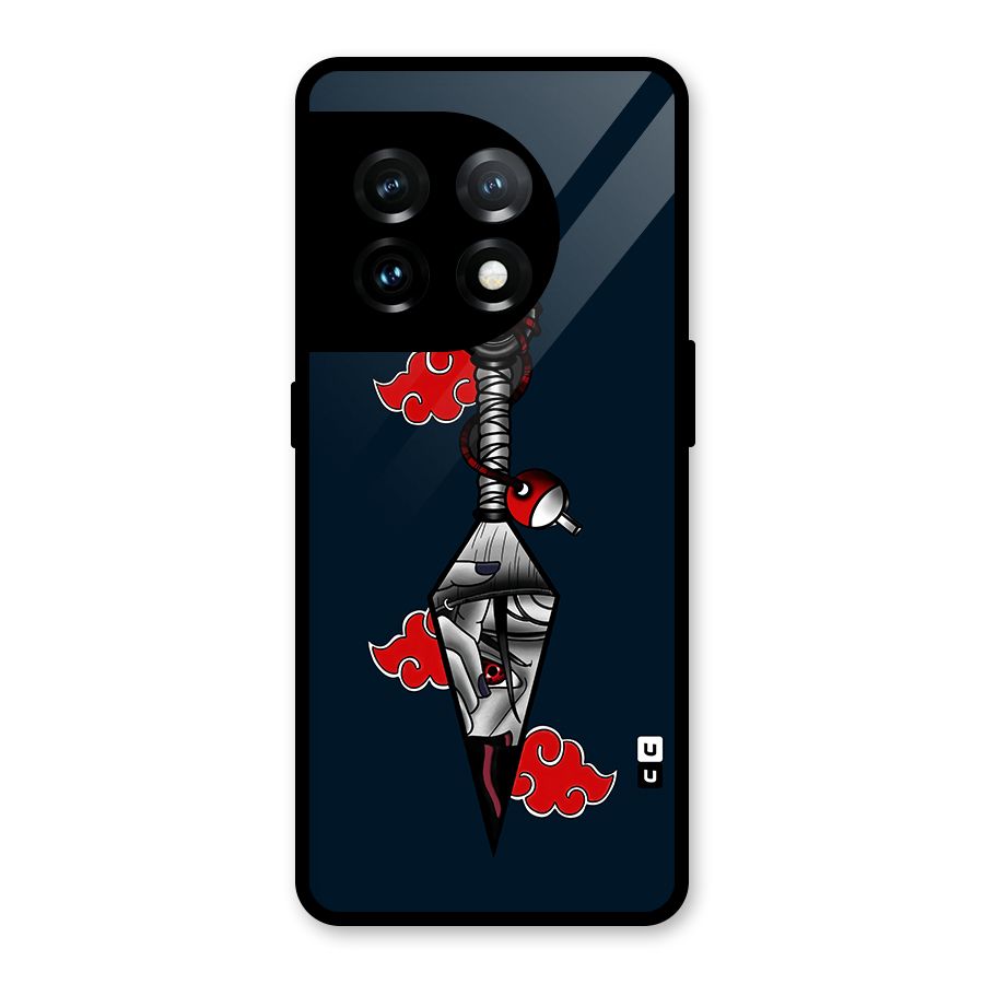 Itachi Kunai Naruto Glass Back Case for OnePlus 11