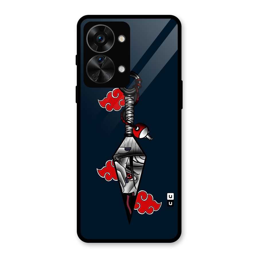 Itachi Kunai Naruto Glass Back Case for OnePlus Nord 2T