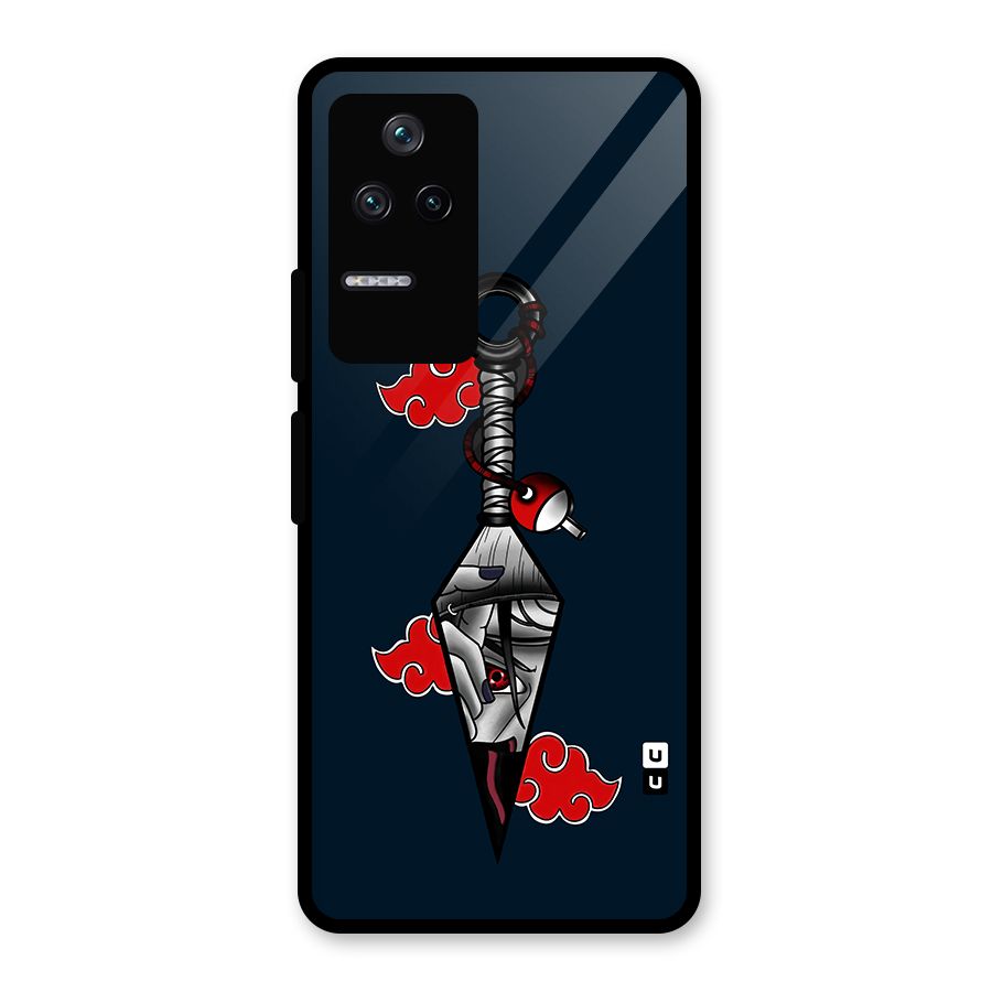 Itachi Kunai Naruto Glass Back Case for Poco F4 5G