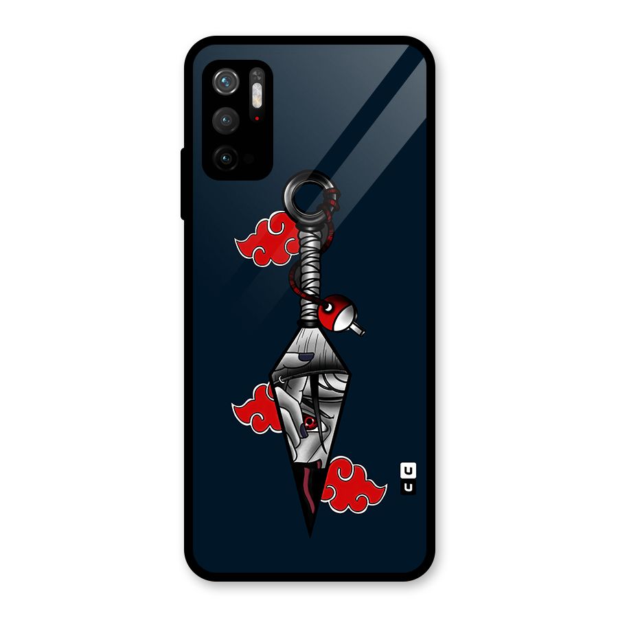 Itachi Kunai Naruto Glass Back Case for Poco M3 Pro 5G