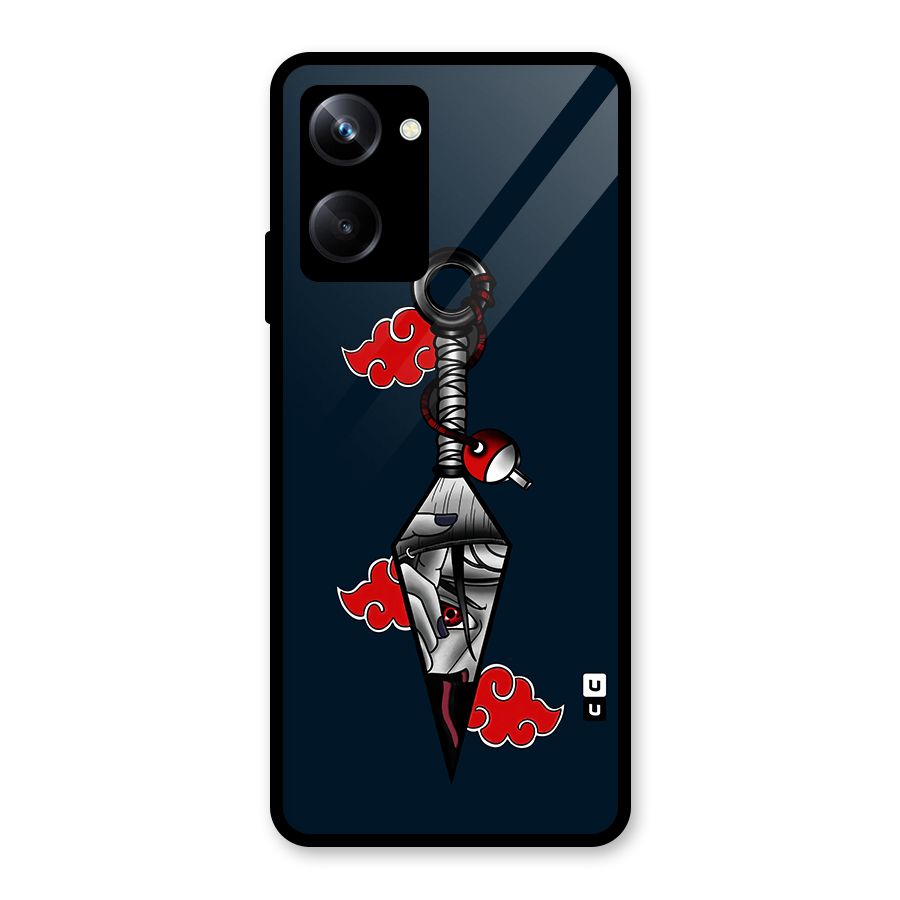 Itachi Kunai Naruto Glass Back Case for Realme 10 Pro