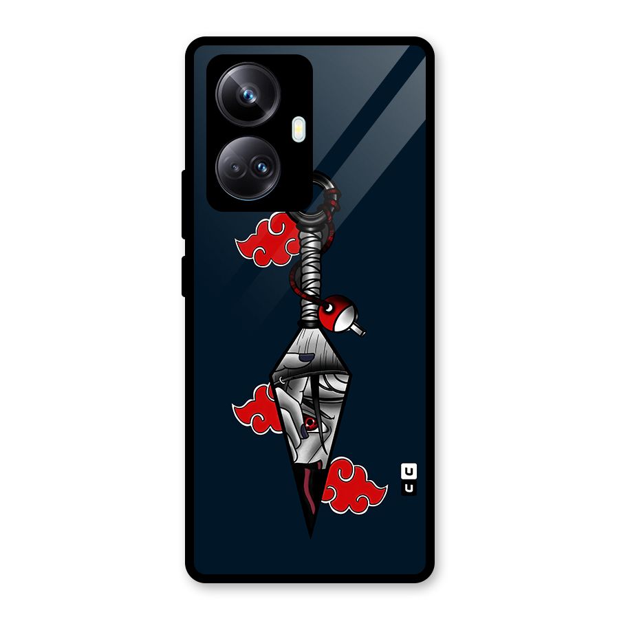 Itachi Kunai Naruto Glass Back Case for Realme 10 Pro Plus