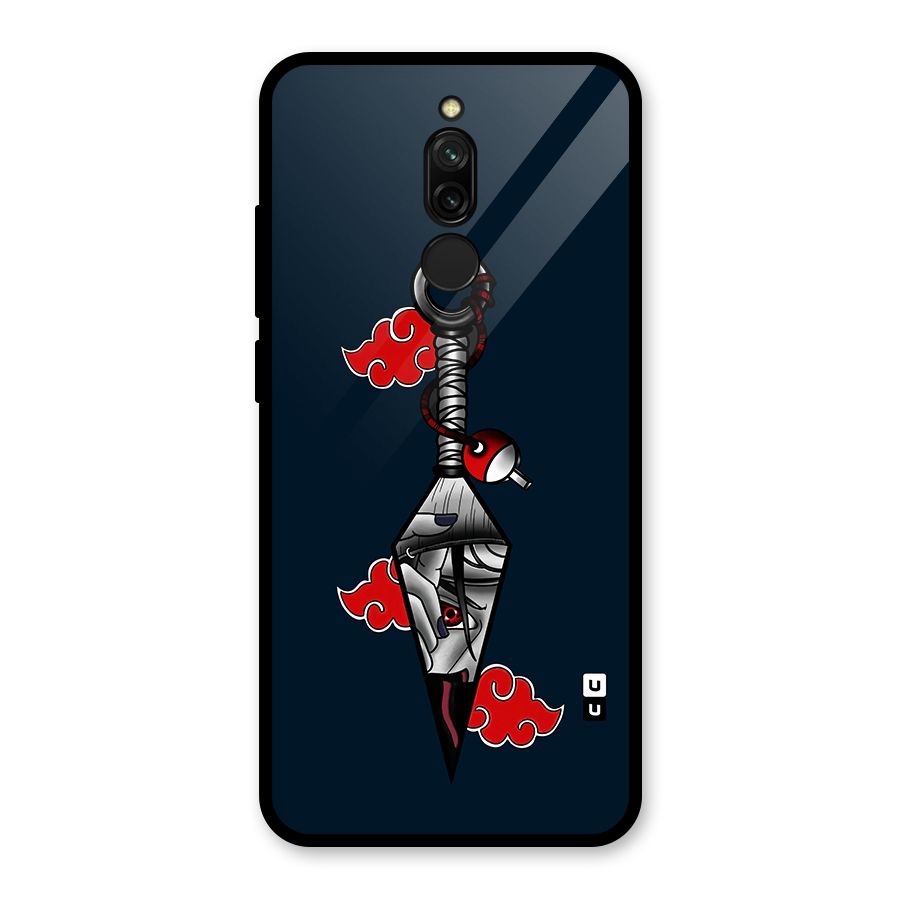 Itachi Kunai Naruto Glass Back Case for Redmi 8