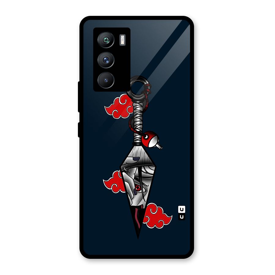 Itachi Kunai Naruto Glass Back Case for Vivo iQOO 9 SE