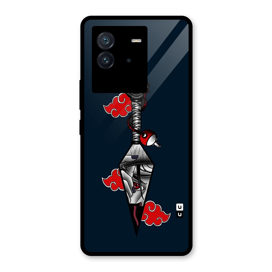 Itachi Kunai Naruto Glass Back Case for Vivo iQOO Neo 6 5G